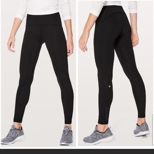 Fast as fleece lululemon tights